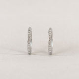 PENDIENTES AROS DIAMANTES