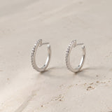PENDIENTES AROS DIAMANTES