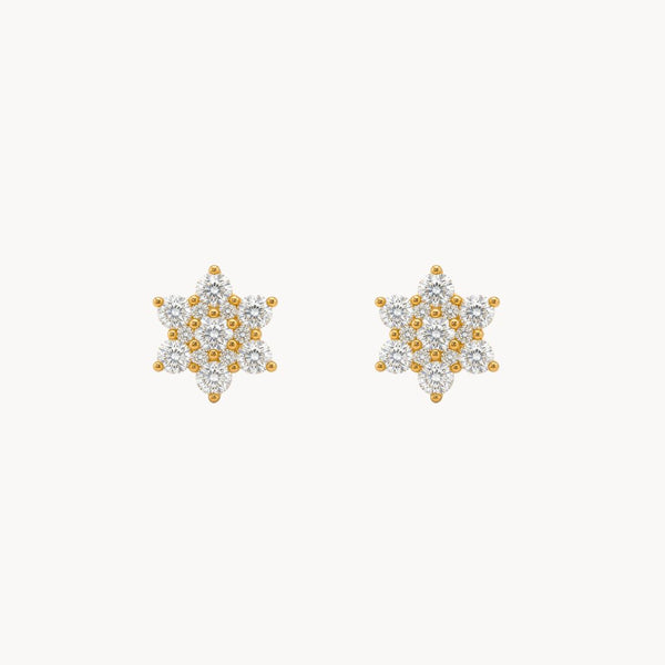 PENDIENTES ESTRELLA CON DIAMANTES