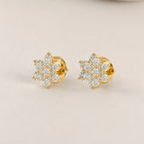 PENDIENTES ESTRELLA CON DIAMANTES