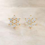 PENDIENTES ESTRELLA CON DIAMANTES