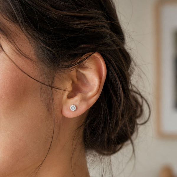 PENDIENTES CON DIAMANTES
