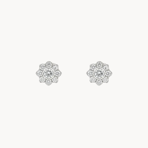 PENDIENTES BICOLOR CON DIAMANTES