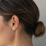 PENDIENTES BICOLOR CON DIAMANTES