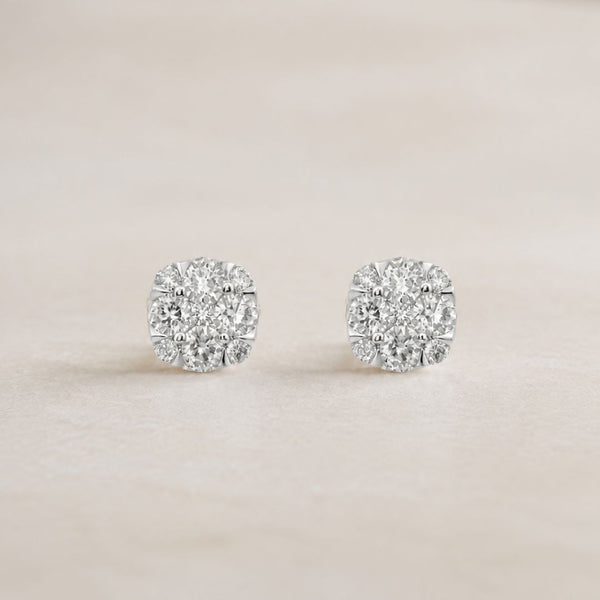 PENDIENTES CON DIAMANTES