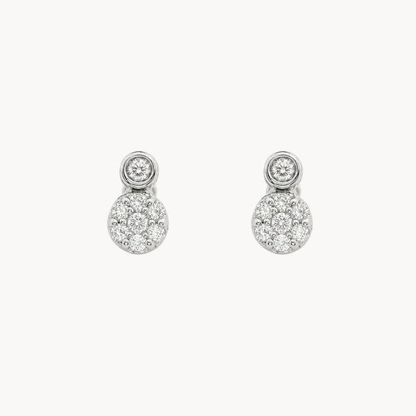 PENDIENTES CON DIAMANTES