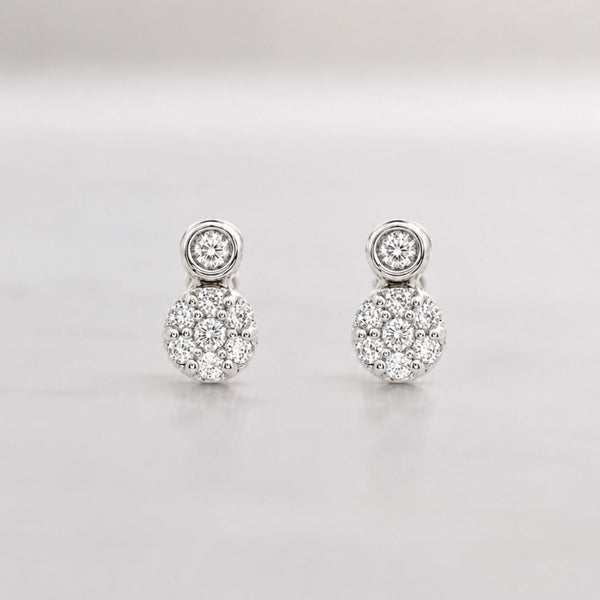 PENDIENTES CON DIAMANTES