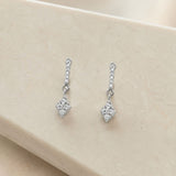 PENDIENTES CON DIAMANTES