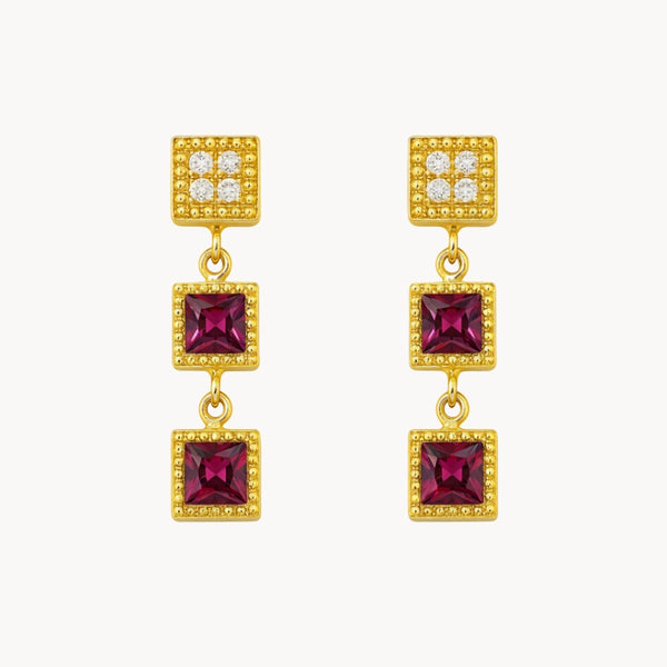 PENDIENTES ESMERALDAS Y DIAMANTES HADIA