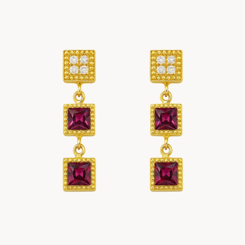 PENDIENTES ESMERALDAS Y DIAMANTES HADIA