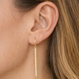 BRINCOS LONGOS COM DIAMANTES LAIA