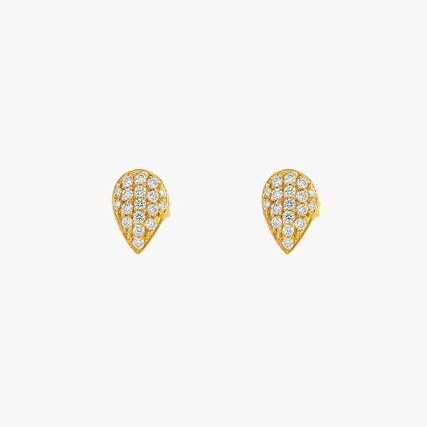 PENDIENTES GOTA CON DIAMANTES