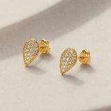 Brincos gota com diamantes