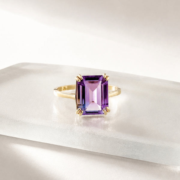 ANILLO STATEMENT AMATISTA