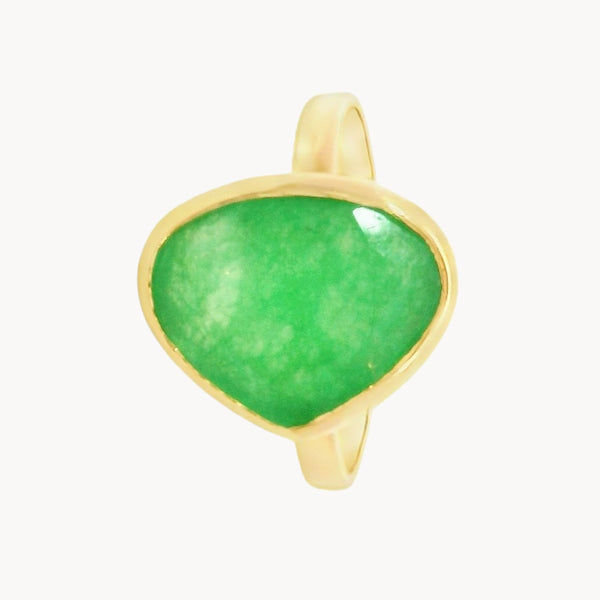 ANILLO CUARZO VERDE ELSIE