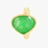 ANILLO CUARZO VERDE ELSIE