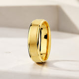 ALIANZA ORO MATE Y BRILLO 5.5MM