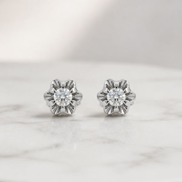 PENDIENTES CON DIAMANTES
