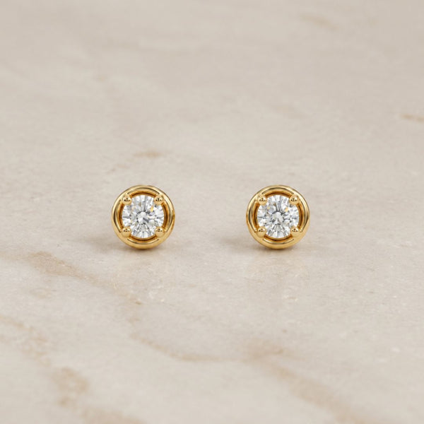 PENDIENTES CON DIAMANTES