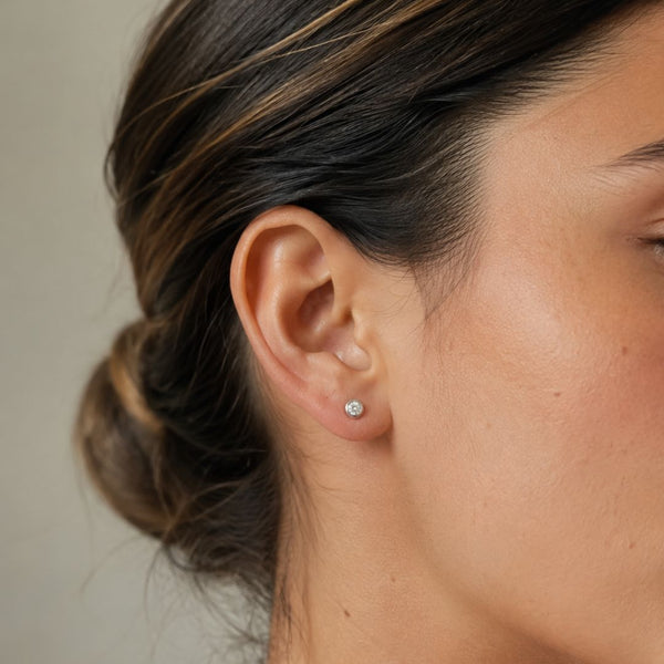 PENDIENTES CON DIAMANTES