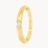 ANILLO SOLITARIO CON DIAMANTE 0.10 QUILATES NITYA