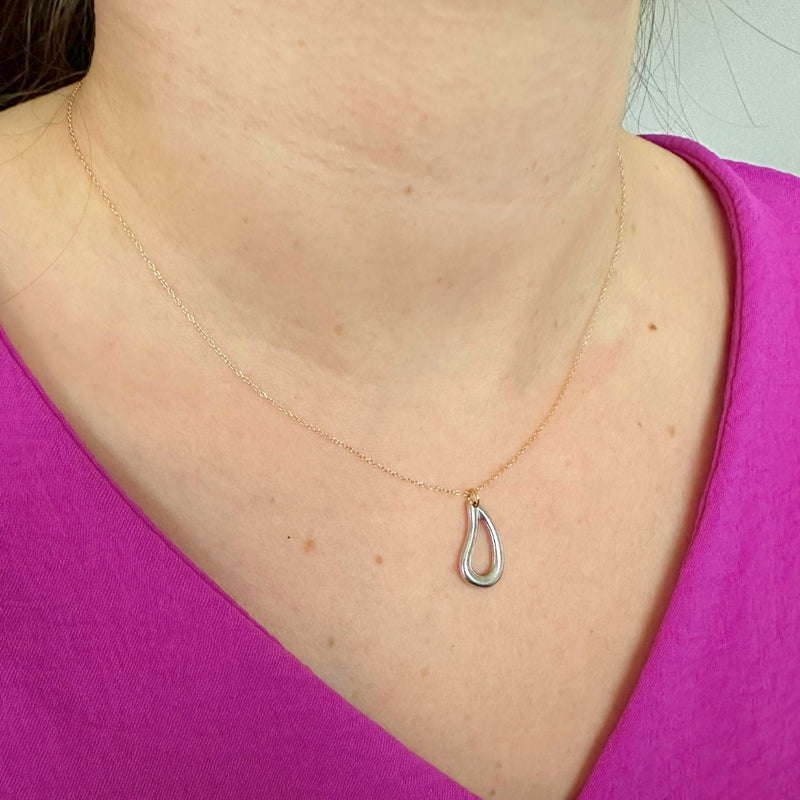 TWO-COLOR DROP PENDANT