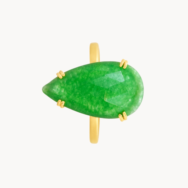 ANILLO CUARZO VERDE