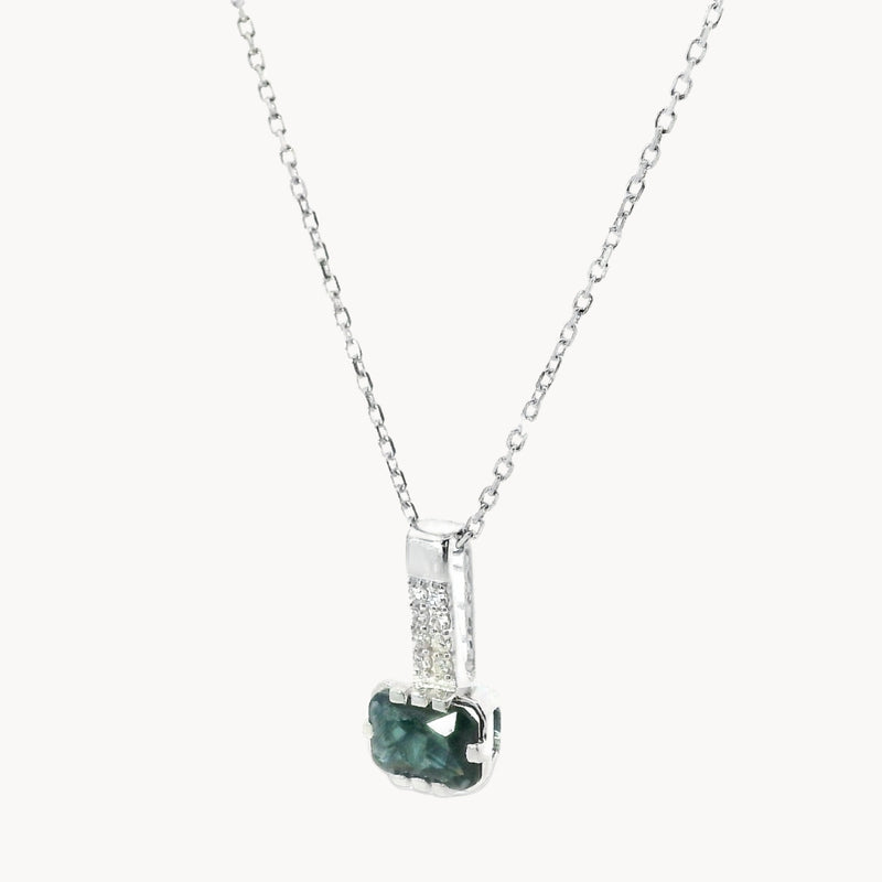 COLGANTE ZAFIRO Y DIAMANTES ETNA