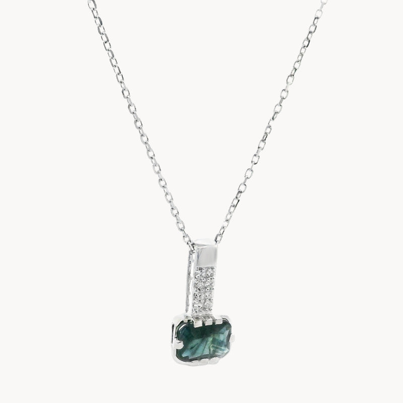 COLGANTE ZAFIRO Y DIAMANTES ETNA