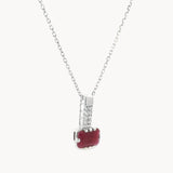 COLGANTE RUBI Y DIAMANTES ETNA
