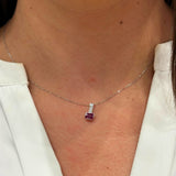COLGANTE RUBI Y DIAMANTES ETNA