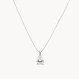 COLGANTE DIAMANTE CREADO 0.72 QUILATES PERILLA CERTIFICADO IGI