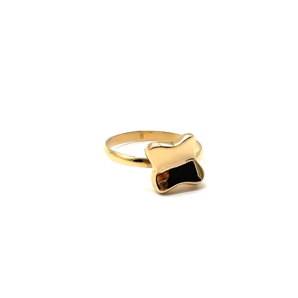 SQUARE GOLD RING