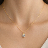 PENDENTE DIAMANTE CRIADO 1 QUILATE MARQUESA CERTIFICADO IGI