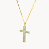 COLGANTE CRUZ Y DIAMANTES ALICA