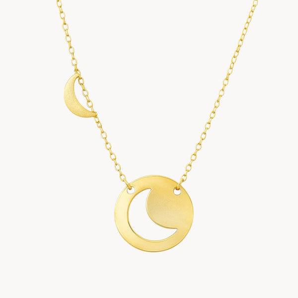 COLLAR DISCO LUNA CALADA