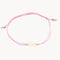 PULSERA MACRAME ROSA INFINITO