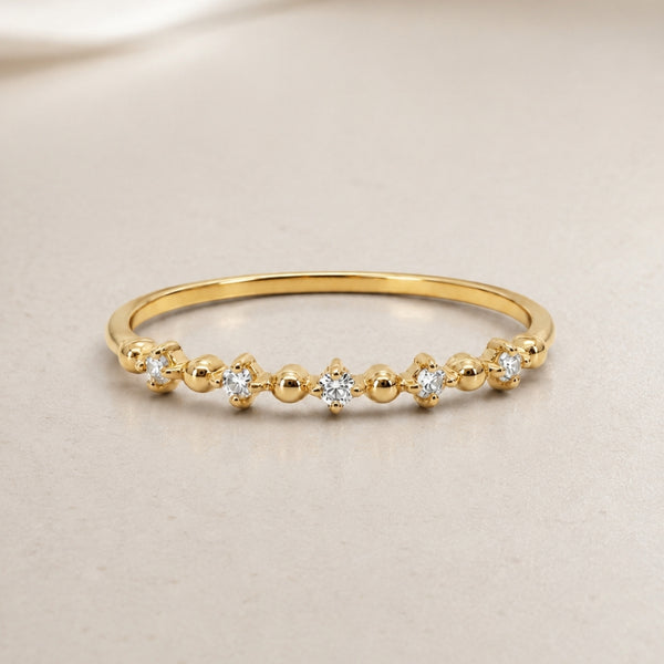 ANILLO DESTELLOS DE DIAMANTES