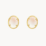PENDIENTES CON CUARZO ROSA EN GARRAS
