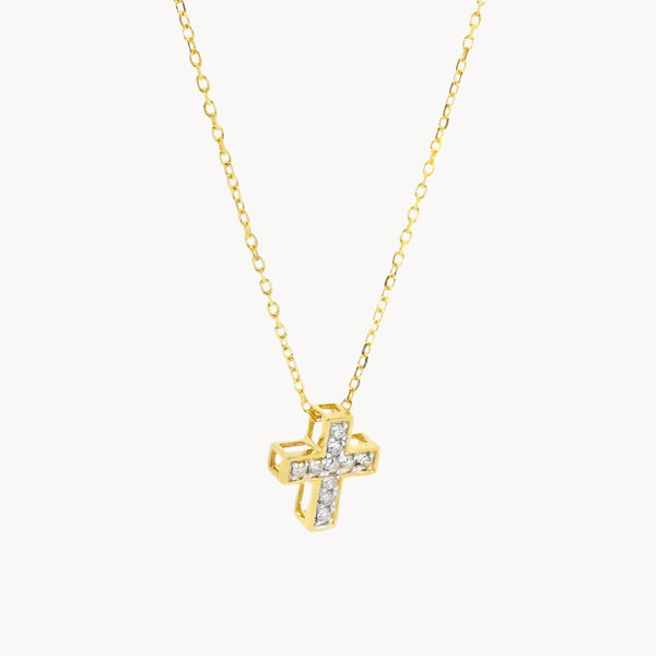 COLGANTE CRUZ Y DIAMANTES KELLEY