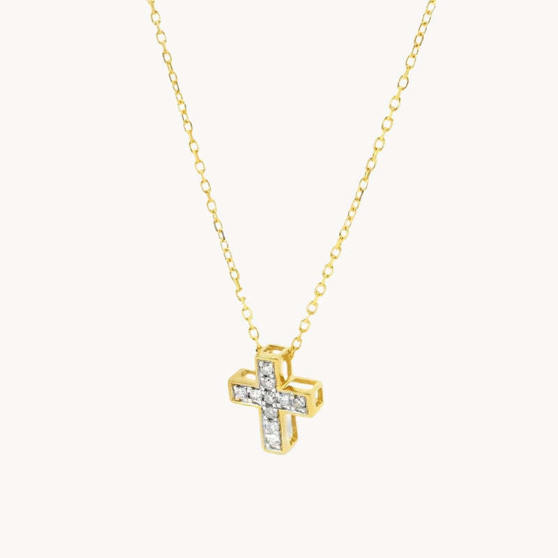 COLGANTE CRUZ Y DIAMANTES KELLEY