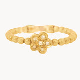 ANILLO ORO ROSA ESTRELLA CON DIAMANTES KAILYN