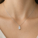 COLGANTE DIAMANTE CREADO 1.020 QUILATES MARQUISE CERTIFICADO IGI