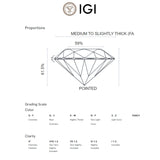 COLGANTE DIAMANTE CREADO 1.020 QUILATES MARQUISE CERTIFICADO IGI