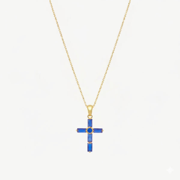 COLGANTE CRUZ CON CIRCONITAS NICOLINA