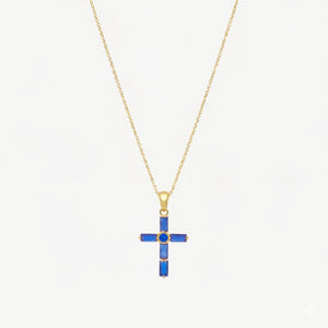 COLGANTE CRUZ CON CIRCONITAS NICOLINA