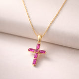 COLGANTE CRUZ CON CIRCONITAS NICOLINA