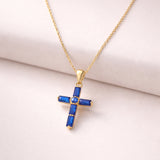 COLGANTE CRUZ CON CIRCONITAS NICOLINA