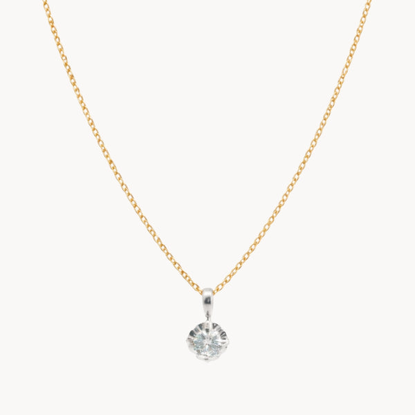 PENDENTE BICOLOR COM ZIRCÓNIA NURIT