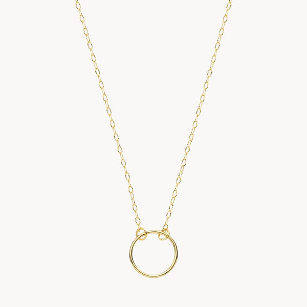 COLLAR ARO ORO LISO